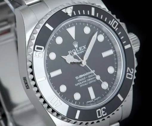 Stylish Fakes Rolex Submariner 114060 Automatic Movement 40mm Steel Case Mens/unisex Watch - Image 3