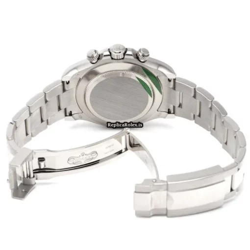 Mind-boggling Fakes Rolex Daytona 116509 Caliber 4130 Automatic Movement 40mm White Gold Case Watch - Image 4