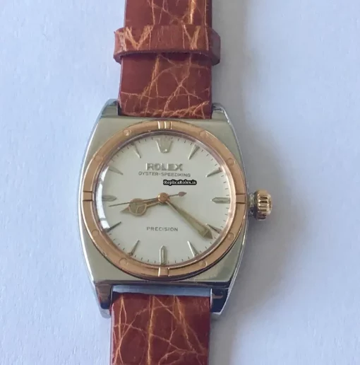 Durable Replica Rolex Bubble Back 3359 Manual Winding Movement 29x38mm Gold/steel Case Mens/unisex Watch