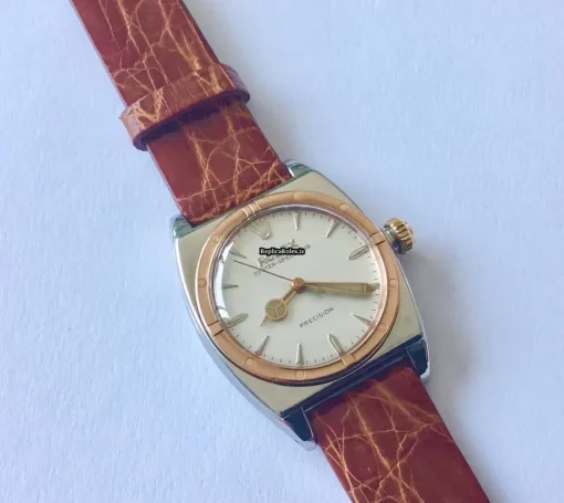 Durable Replica Rolex Bubble Back 3359 Manual Winding Movement 29x38mm Gold/steel Case Mens/unisex Watch - Image 2