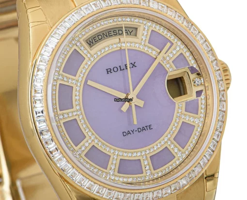 Offering Replica Rolex Day-date 118398br Automatic Movement 36mm Yellow Gold Case Mens/unisex Watch - Image 3