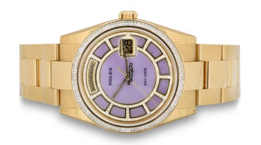 Offering Replica Rolex Day-date 118398br Automatic Movement 36mm Yellow Gold Case Mens/unisex Watch - Image 4