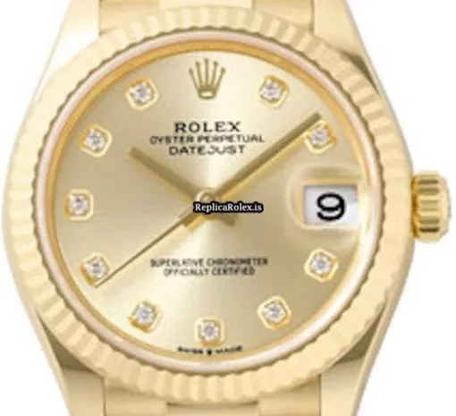 Mind-boggling Replica Rolex Datejust 278278 Automatic Movement 31mm Yellow Gold Case Womens Watch