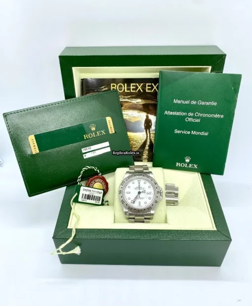 1:1 Clone Rolex Explorer II 16570 Caliber 3186 Automatic Movement 40mm Steel Case Mens/unisex Watch - Image 13