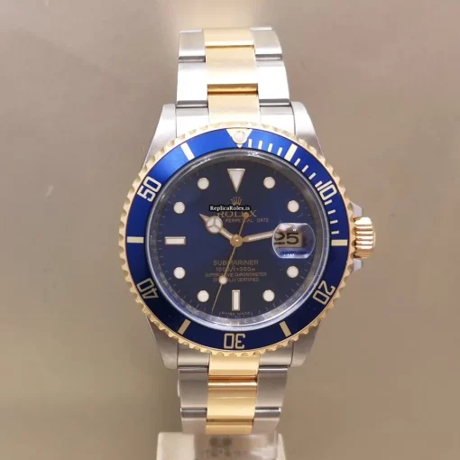 Pleasing Replica Rolex Submariner Date 16613 Caliber 3135 Automatic Movement 40mm Gold/steel Case Mens/unisex Watch