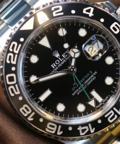 High Quality Replica Rolex Gmt-master II 116710ln-0001 Caliber 3186 Automatic Movement 40mm Steel Case Mens/unisex Watch