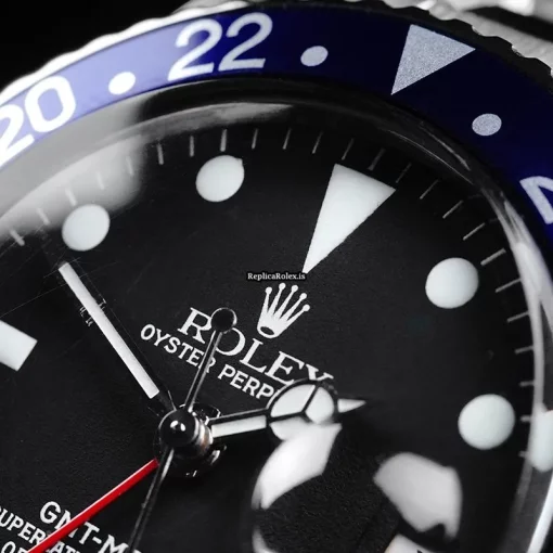 Swiss Replica Rolex Gmt-master 1675 Automatic Movement 39mm Steel Case Mens/unisex Watch - Image 5