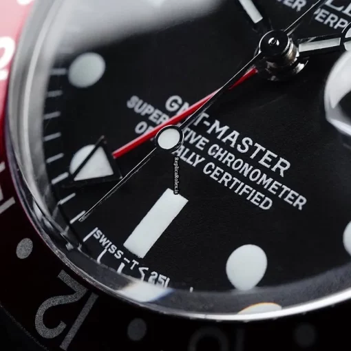 Swiss Replica Rolex Gmt-master 1675 Automatic Movement 39mm Steel Case Mens/unisex Watch - Image 6