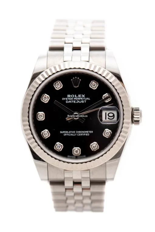 Fabulous Fake Rolex Lady-datejust 178274 Caliber 2235 Automatic Movement 31mm Steel Case Womens Watch - Image 4