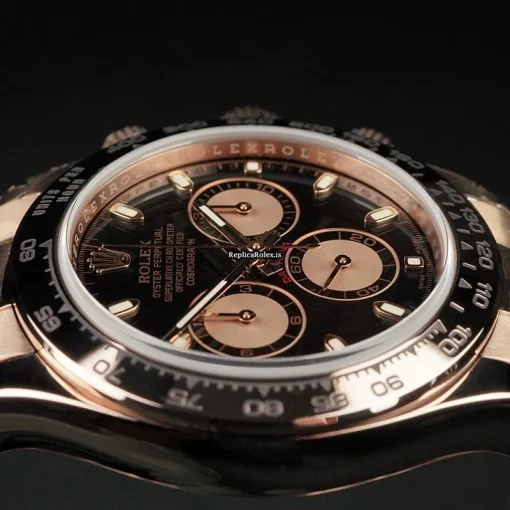 Lovely Replica Rolex Daytona 116505 Automatic Movement 40mm Rose Gold Case Mens/unisex Watch - Image 10