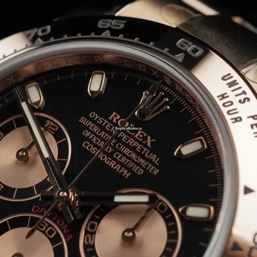 Lovely Replica Rolex Daytona 116505 Automatic Movement 40mm Rose Gold Case Mens/unisex Watch - Image 6