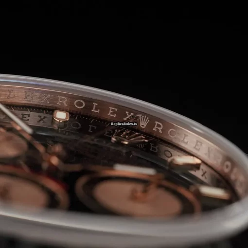 Lovely Replica Rolex Daytona 116505 Automatic Movement 40mm Rose Gold Case Mens/unisex Watch - Image 8