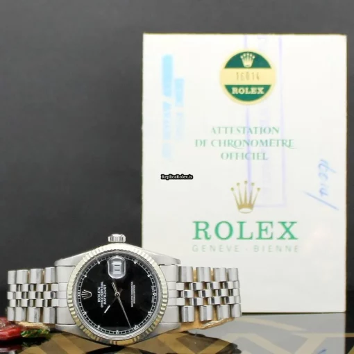 Best Replica Rolex Datejust 16014 Caliber 3035 Automatic Movement 36mm Steel Case Mens/unisex Watch - Image 2