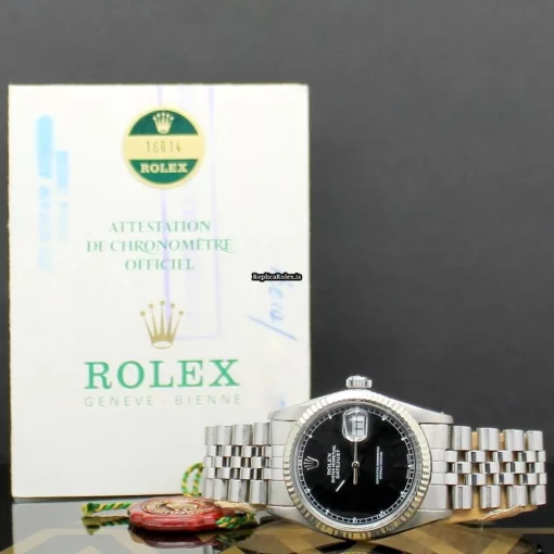 Best Replica Rolex Datejust 16014 Caliber 3035 Automatic Movement 36mm Steel Case Mens/unisex Watch - Image 3