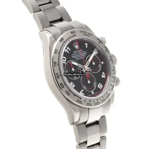 Trustworthy Replica Rolex Daytona 116509 Caliber 4130 Automatic Movement 40mm White Gold Case Watch - Image 3