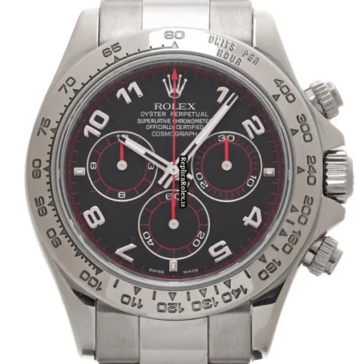 Trustworthy Replica Rolex Daytona 116509 Caliber 4130 Automatic Movement 40mm White Gold Case Watch - Image 6