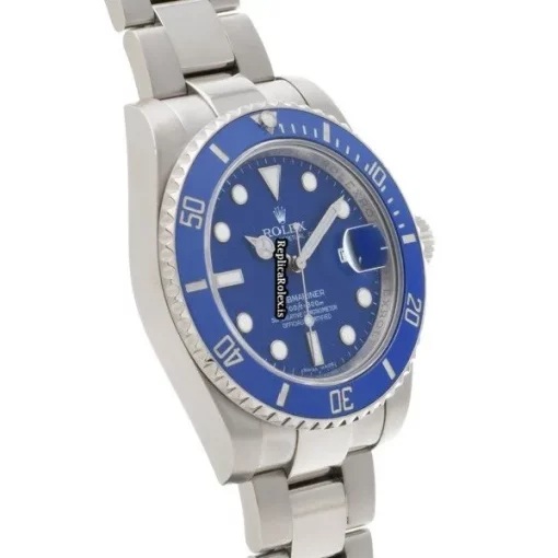 Popular Replica Rolex Submariner Date 116619lb Caliber 3135 Automatic Movement 40mm White Gold Case Watch - Image 3