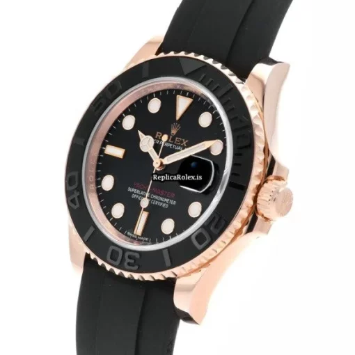 Amazing Replica Rolex Yacht-master 40 116655 Caliber 3135 Automatic Movement 40mm Rose Gold Case Watch - Image 2