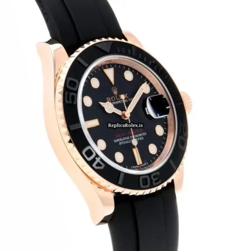 Amazing Replica Rolex Yacht-master 40 116655 Caliber 3135 Automatic Movement 40mm Rose Gold Case Watch - Image 3