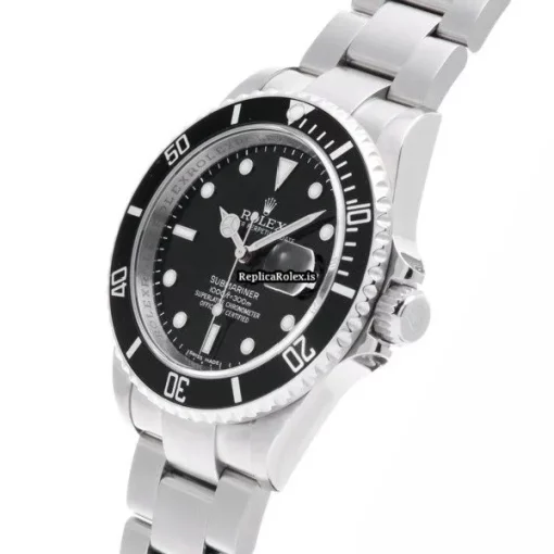 Great Replica Rolex Submariner Date 16610 Caliber 3135 Automatic Movement 40mm Steel Case Watch - Image 2
