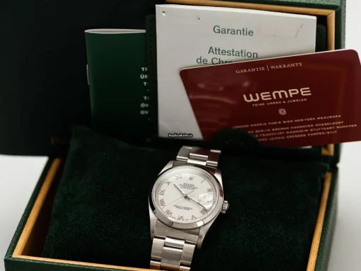 Durable Replicas Rolex Datejust 16200 Cosc Automatic Movement 36mm Steel Case Mens/unisex Watch - Image 8
