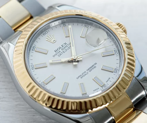 Lovely Fakes Rolex Datejust II 116333 Automatic Movement 41mm Gold/steel Case Mens/unisex Watch - Image 8