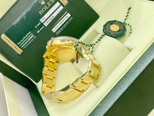 Top Replica Rolex Gmt-master II 116718ln Caliber 3186 Automatic Movement 40mm Yellow Gold Case Mens/unisex Watch - Image 5