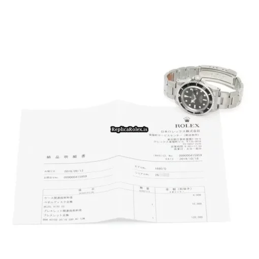 High Quality Replica Rolex Submariner Date 1680 Caliber 1570 Automatic Movement 40mm Steel Case Watch - Image 4