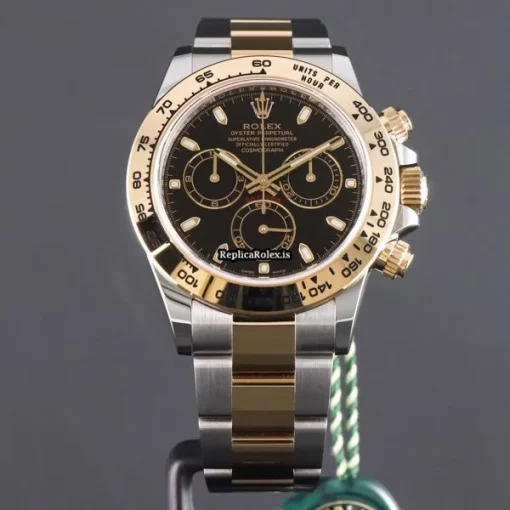 Defect Fake Rolex Daytona 116503 Caliber 4130 Automatic Movement 40mm Gold/steel Case Mens/unisex Watch - Image 2