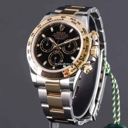 Defect Fake Rolex Daytona 116503 Caliber 4130 Automatic Movement 40mm Gold/steel Case Mens/unisex Watch - Image 3