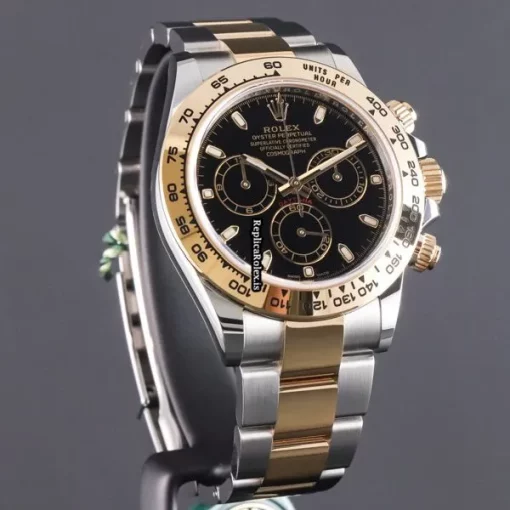 Defect Fake Rolex Daytona 116503 Caliber 4130 Automatic Movement 40mm Gold/steel Case Mens/unisex Watch - Image 4