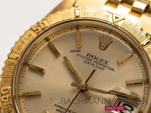 Amazing Copy Rolex Datejust Turn-o-graph 1625 Cosc Automatic Movement 36mm Yellow Gold Case Mens/unisex Watch