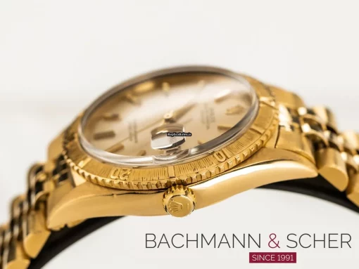 Amazing Copy Rolex Datejust Turn-o-graph 1625 Cosc Automatic Movement 36mm Yellow Gold Case Mens/unisex Watch - Image 5