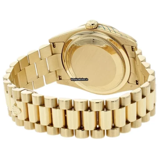 Durable Fake Rolex Day-date 118388 Automatic Movement 36mm Yellow Gold Case Mens/unisex Watch - Image 15