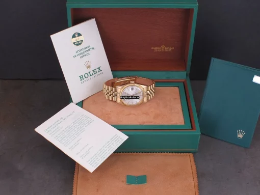 Wonderful Imitation Rolex Datejust 1601 Caliber 1570 Automatic Movement 36mm Yellow Gold Case Mens/unisex Watch - Image 2