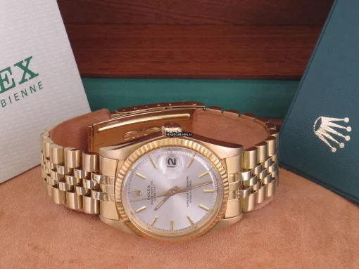 Wonderful Imitation Rolex Datejust 1601 Caliber 1570 Automatic Movement 36mm Yellow Gold Case Mens/unisex Watch - Image 6