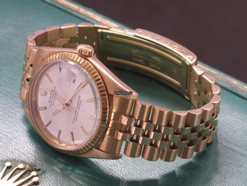 Wonderful Imitation Rolex Datejust 1601 Caliber 1570 Automatic Movement 36mm Yellow Gold Case Mens/unisex Watch - Image 8