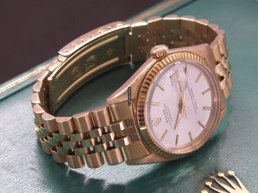 Wonderful Imitation Rolex Datejust 1601 Caliber 1570 Automatic Movement 36mm Yellow Gold Case Mens/unisex Watch - Image 9