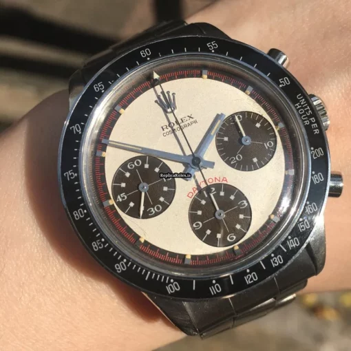 Cool Replica Rolex Daytona 6241 Manual Winding Movement Steel Case Mens/unisex Watch - Image 9