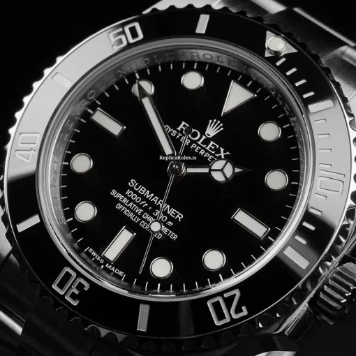 Luxury Fake Rolex Submariner 114060 40mm Steel Case Mens/unisex Watch - Image 12
