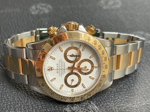 Attractive Copies Rolex Daytona 16523 Caliber 4030 Automatic Movement 40mm Gold/steel Case Mens/unisex Watch - Image 2