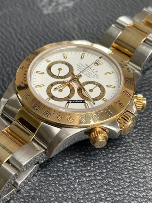 Attractive Copies Rolex Daytona 16523 Caliber 4030 Automatic Movement 40mm Gold/steel Case Mens/unisex Watch - Image 4