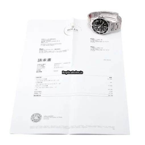 Durable Copies Rolex Submariner 5513 Caliber 1520 Automatic Movement 40mm Steel Case Watch - Image 5