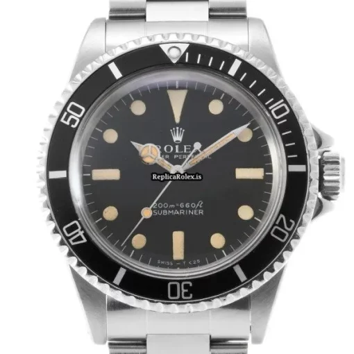 Durable Copies Rolex Submariner 5513 Caliber 1520 Automatic Movement 40mm Steel Case Watch - Image 6