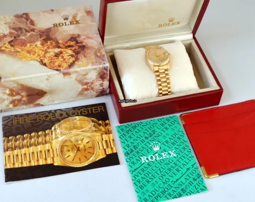 Recommend Replica Rolex Datejust 68278 Caliber 2135 Automatic Movement 31mm Yellow Gold Case Womens Watch - Image 12
