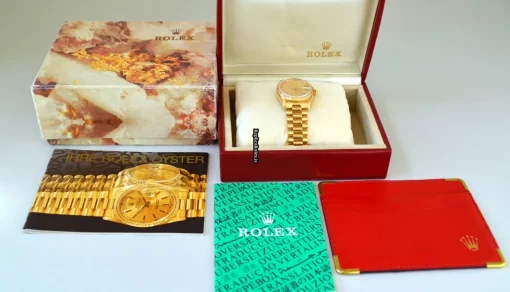 Recommend Replica Rolex Datejust 68278 Caliber 2135 Automatic Movement 31mm Yellow Gold Case Womens Watch - Image 14