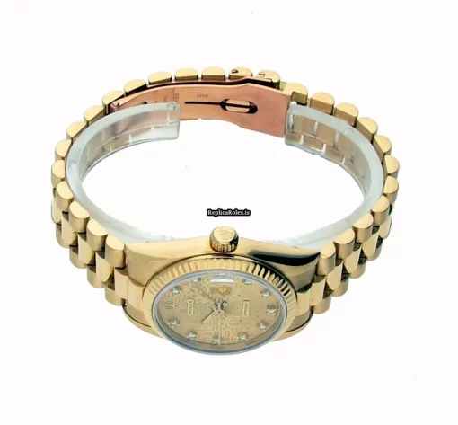 Recommend Replica Rolex Datejust 68278 Caliber 2135 Automatic Movement 31mm Yellow Gold Case Womens Watch - Image 2