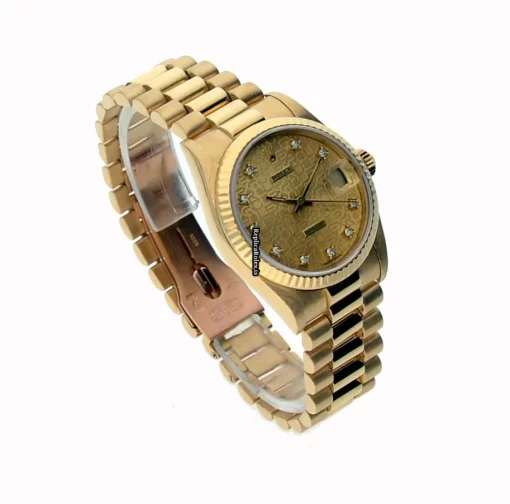 Recommend Replica Rolex Datejust 68278 Caliber 2135 Automatic Movement 31mm Yellow Gold Case Womens Watch - Image 6