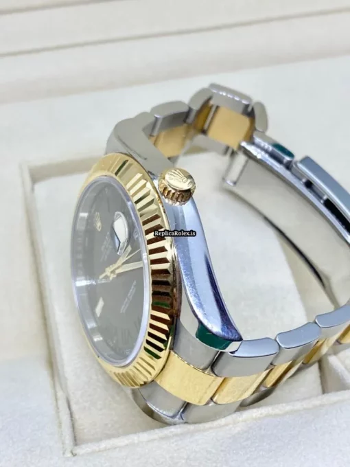 Trustworthy Replica Rolex Datejust II 116333 Caliber 3136 Automatic Movement 41mm Gold/steel Case Mens/unisex Watch - Image 5