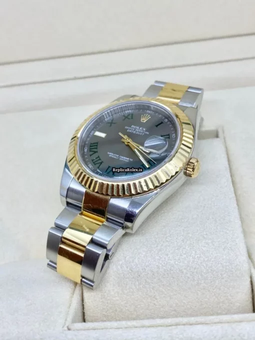 Trustworthy Replica Rolex Datejust II 116333 Caliber 3136 Automatic Movement 41mm Gold/steel Case Mens/unisex Watch - Image 8